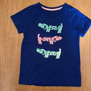 Cat & Jack flip sequin shirt